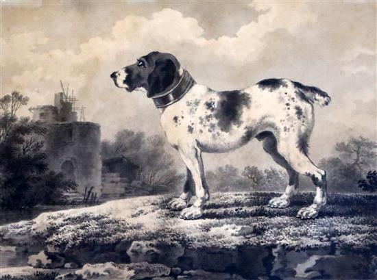Attributed to Pietro Palmieri (1737-1804) Hound in a landscape Provenance: Csakys Antiques / Christies Mill House Sale Jun 1994